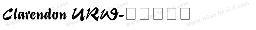 Clarendon URW字体转换